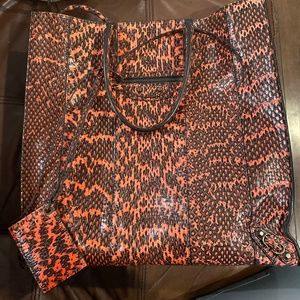 Watersnake skin Balenciaga tote